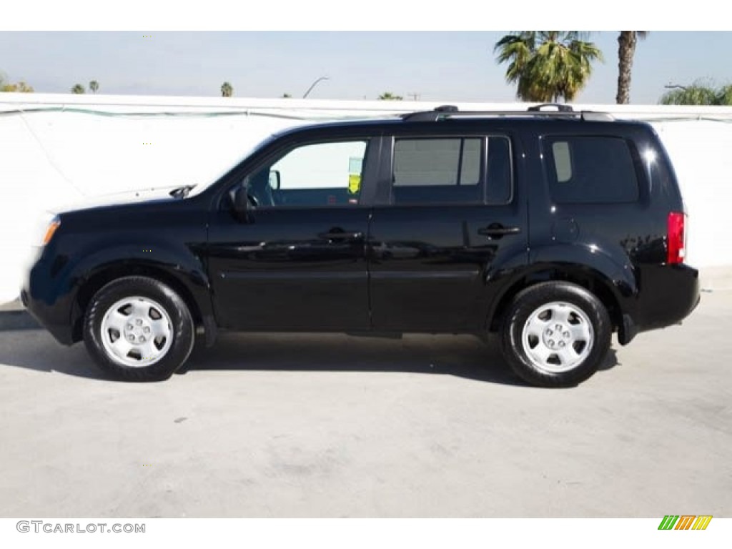 2015 Pilot LX - Crystal Black Pearl / Gray photo #13