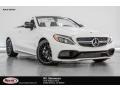 2018 designo Diamond White Metallic Mercedes-Benz C 63 AMG Cabriolet  photo #1