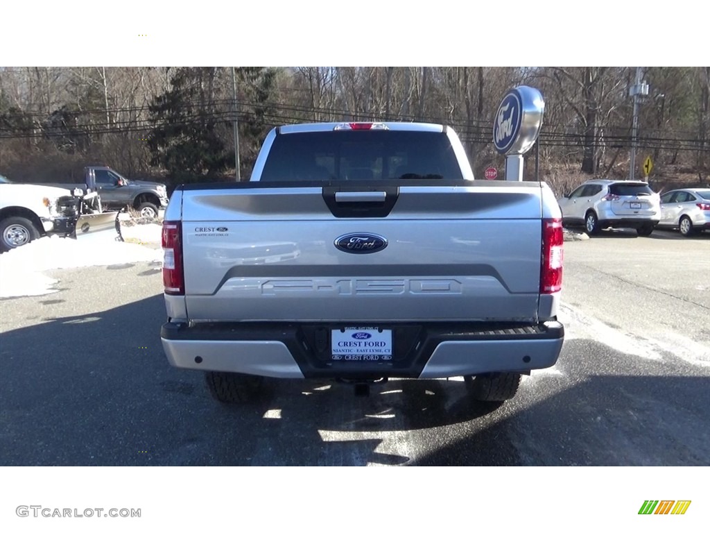 2018 F150 XL SuperCrew 4x4 - Ingot Silver / Black photo #6