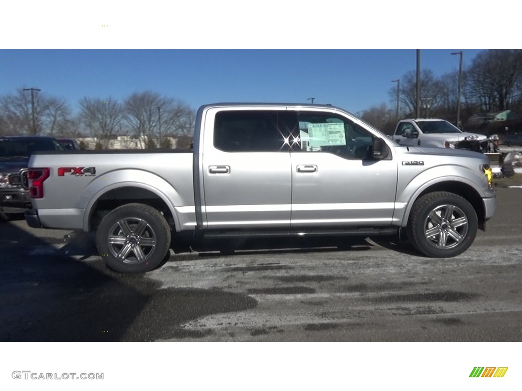 2018 F150 XL SuperCrew 4x4 - Ingot Silver / Black photo #8