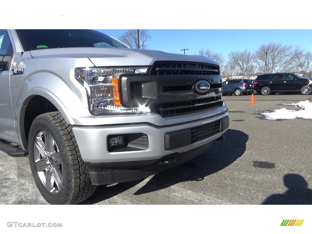 2018 F150 XL SuperCrew 4x4 - Ingot Silver / Black photo #27