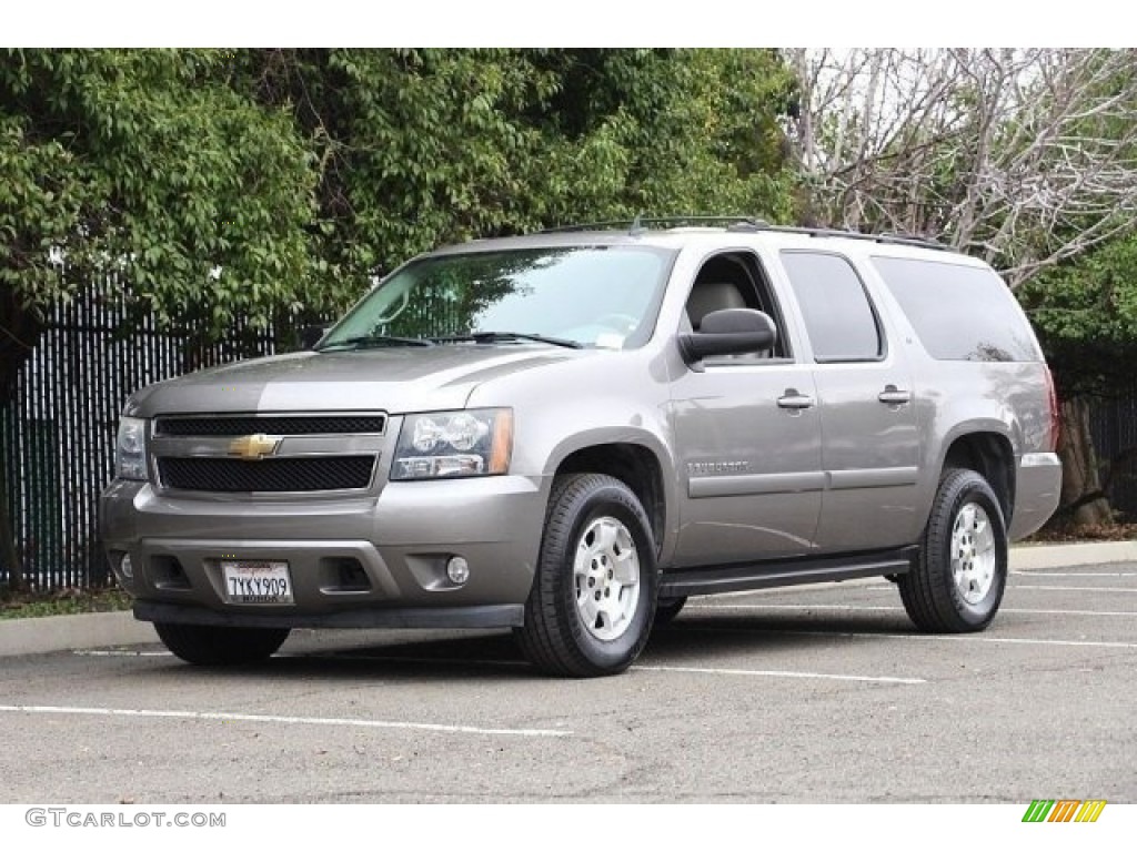 2007 Suburban 1500 LT - Graystone Metallic / Light Titanium/Dark Titanium photo #10