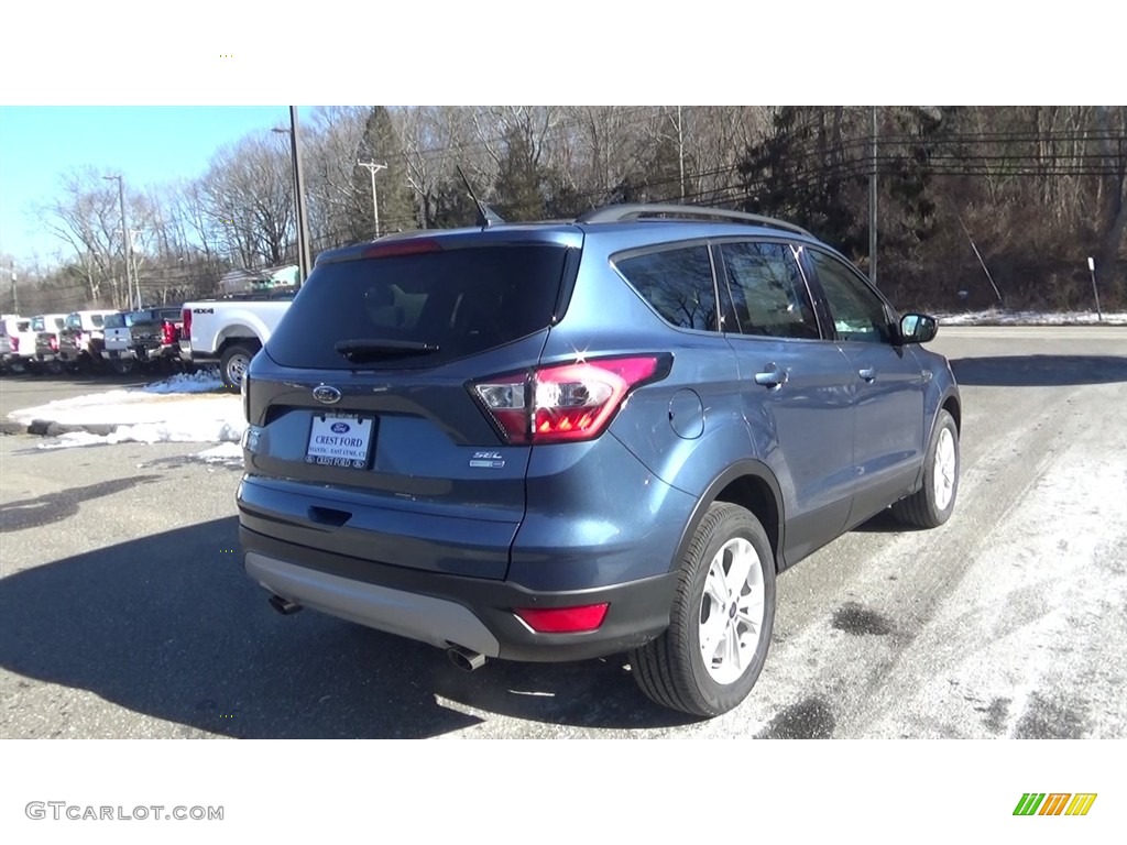 2018 Escape SEL 4WD - Blue Metallic / Charcoal Black photo #7