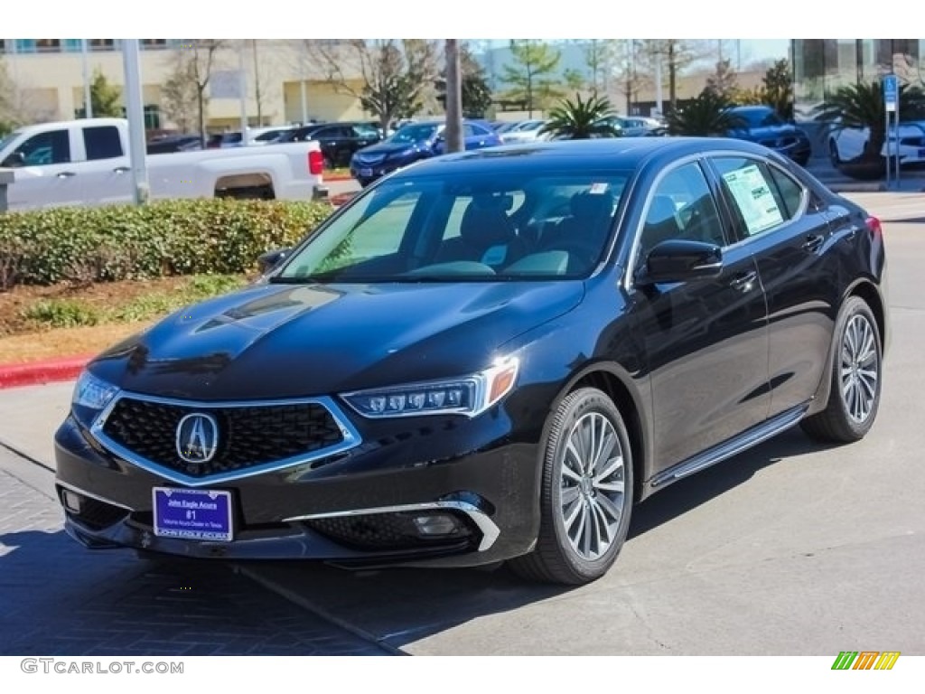 2018 TLX Sedan - Crystal Black Pearl / Ebony photo #3