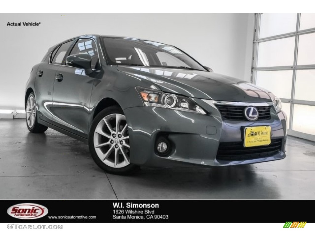 2013 CT 200h Hybrid - Nebula Gray Pearl / Black photo #1