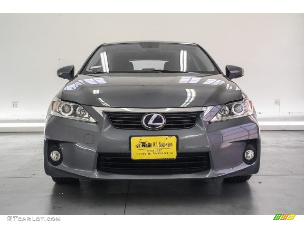 2013 CT 200h Hybrid - Nebula Gray Pearl / Black photo #2