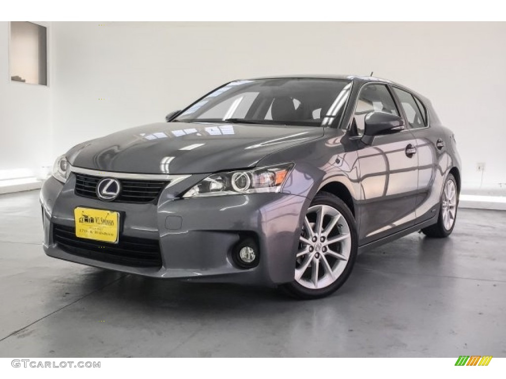2013 CT 200h Hybrid - Nebula Gray Pearl / Black photo #12