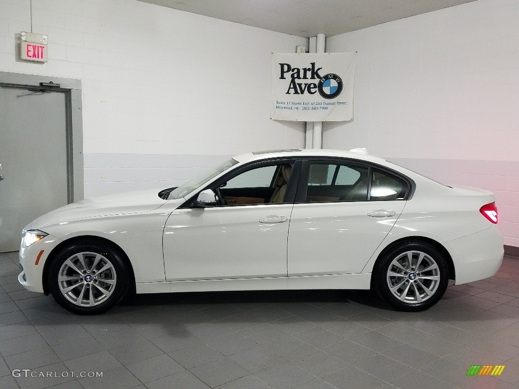 2018 3 Series 320i xDrive Sedan - Alpine White / Venetian Beige photo #2