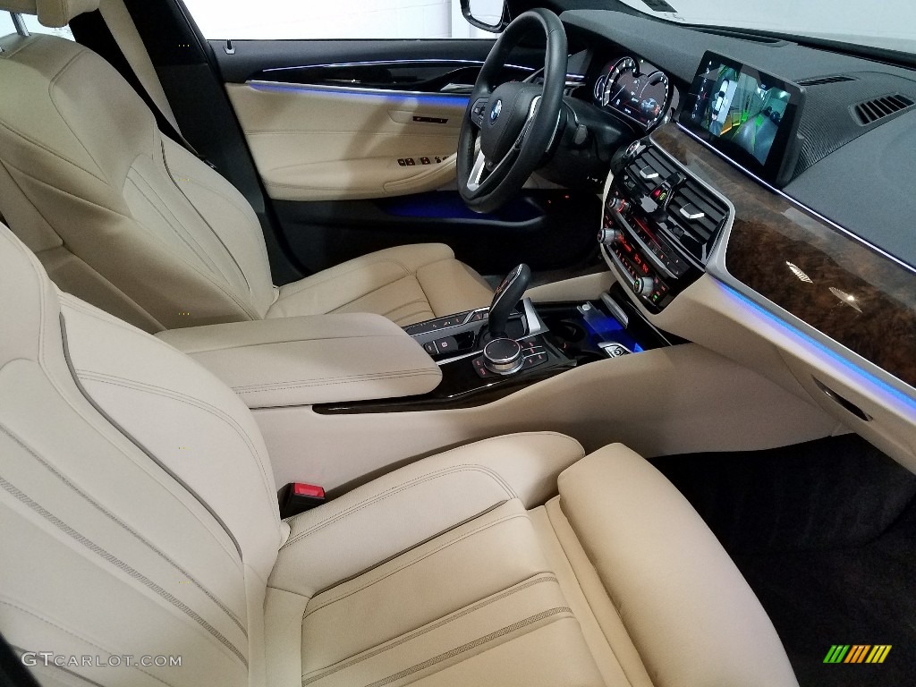 2018 5 Series 530e iPerfomance xDrive Sedan - Imperial Blue Metallic / Canberra Beige/Black photo #12