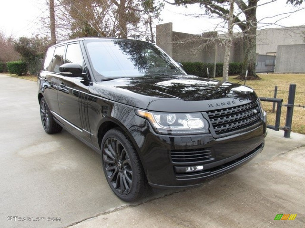 2017 Range Rover HSE - Santorini Black Metallic / Ebony/Ebony photo #2