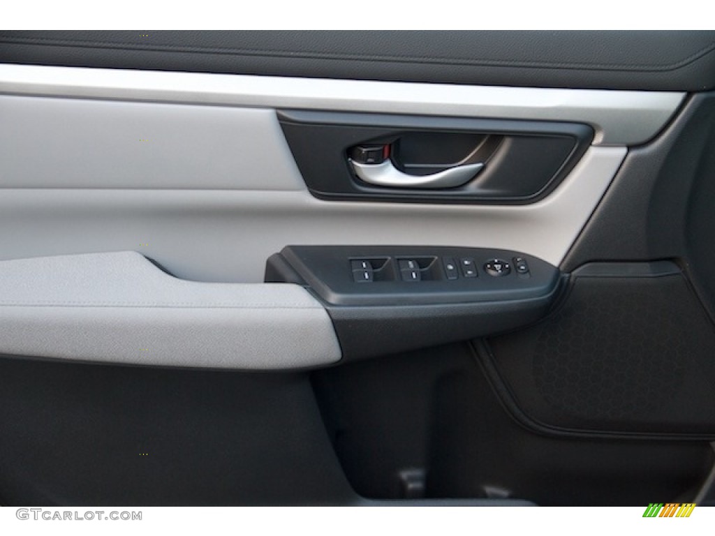 2018 CR-V LX - Obsidian Blue Pearl / Gray photo #6