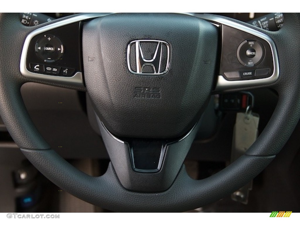 2018 CR-V LX - Obsidian Blue Pearl / Gray photo #8