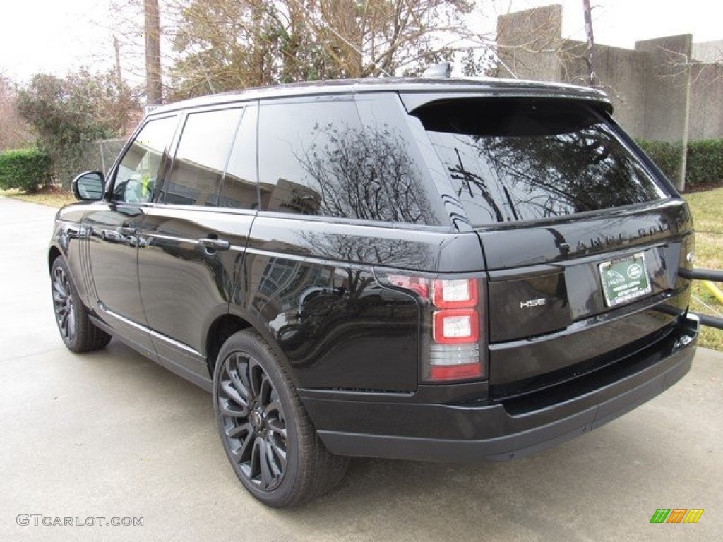 2017 Range Rover HSE - Santorini Black Metallic / Ebony/Ebony photo #12