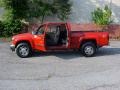 2005 Victory Red Chevrolet Colorado Z71 Extended Cab 4x4  photo #10