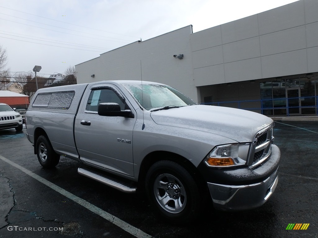 2010 Ram 1500 ST Regular Cab - Bright Silver Metallic / Dark Slate/Medium Graystone photo #1