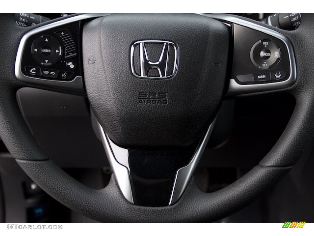 2018 Honda CR-V EX Black Steering Wheel Photo #125264150