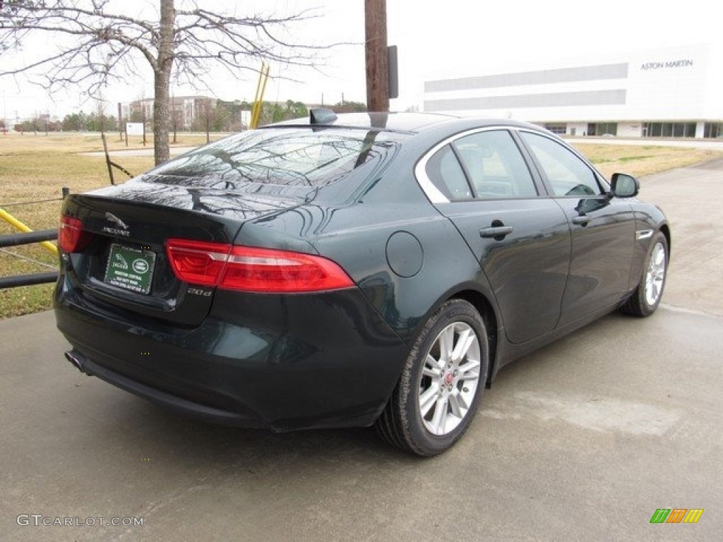 2017 XE 20d Premium - British Racing Green / Latte photo #7