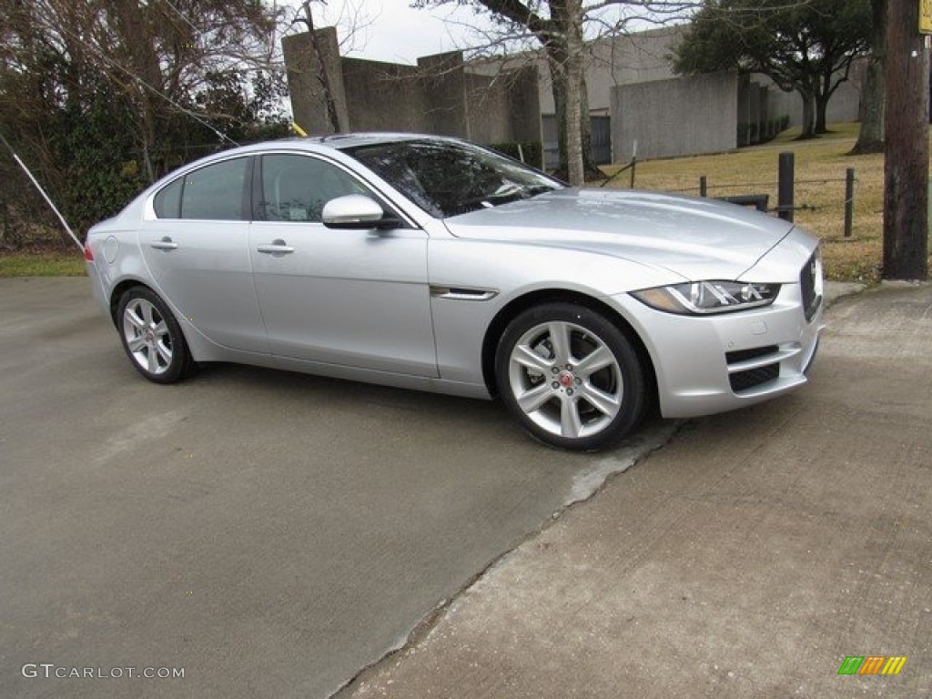 2017 XE 25t Prestige - Rhodium Silver / Jet photo #1