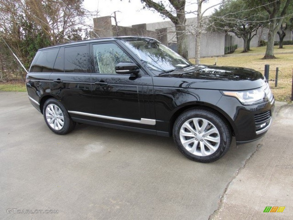 2017 Range Rover HSE - Santorini Black Metallic / Espresso/Almond photo #1