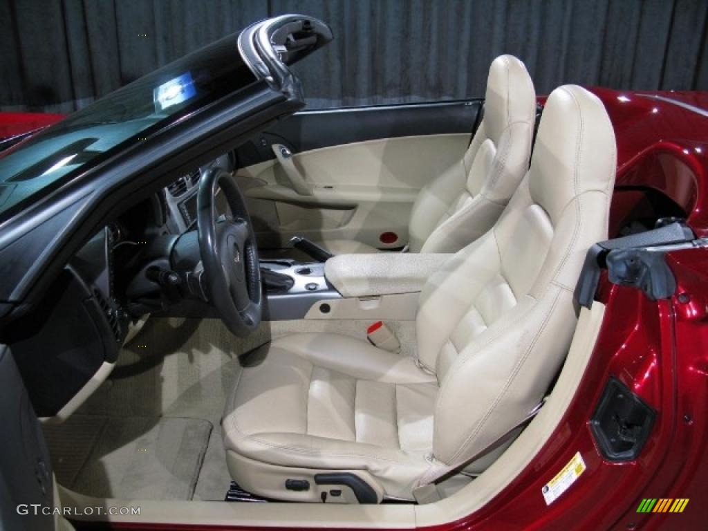 2006 Corvette Convertible - Monterey Red Metallic / Cashmere Beige photo #6