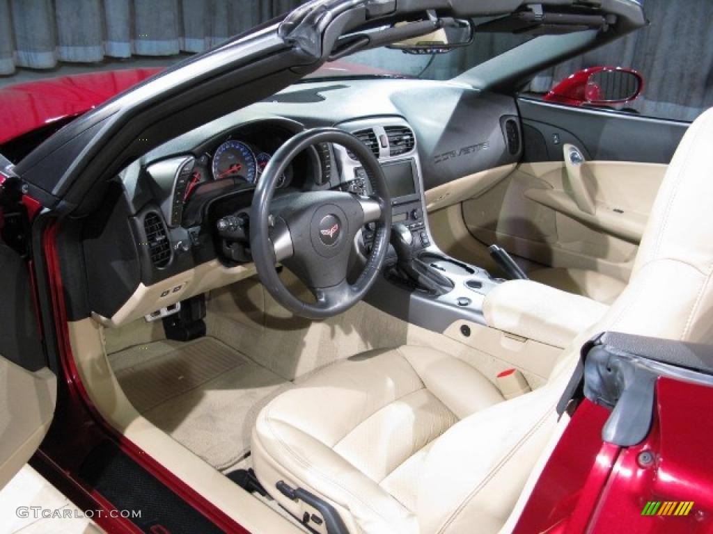2006 Corvette Convertible - Monterey Red Metallic / Cashmere Beige photo #7