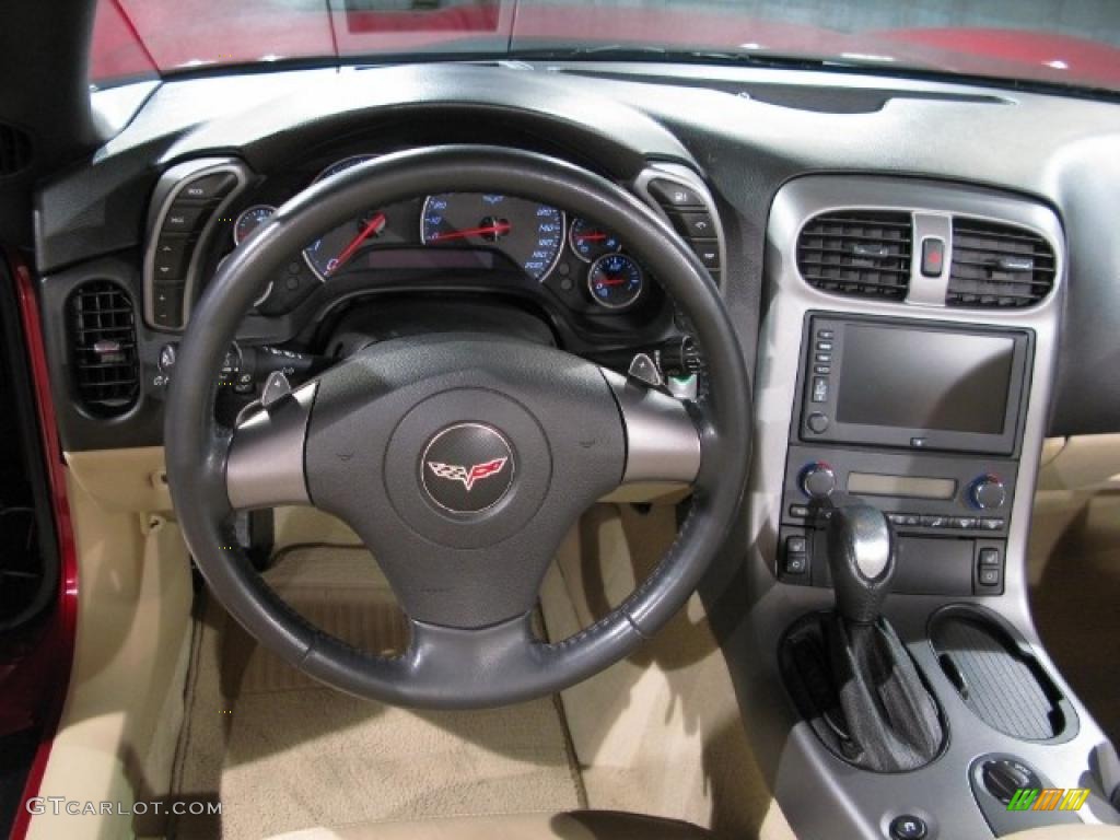 2006 Corvette Convertible - Monterey Red Metallic / Cashmere Beige photo #8