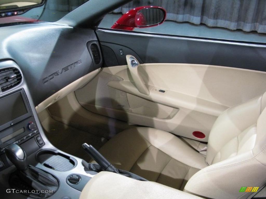 2006 Corvette Convertible - Monterey Red Metallic / Cashmere Beige photo #11
