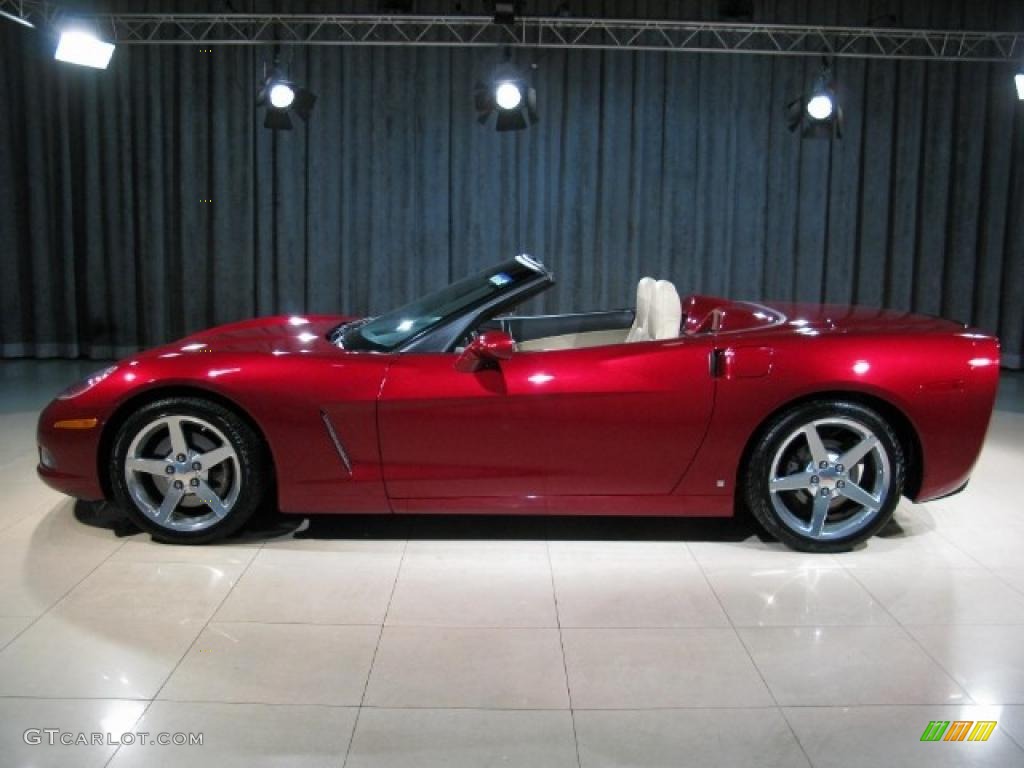 2006 Corvette Convertible - Monterey Red Metallic / Cashmere Beige photo #16