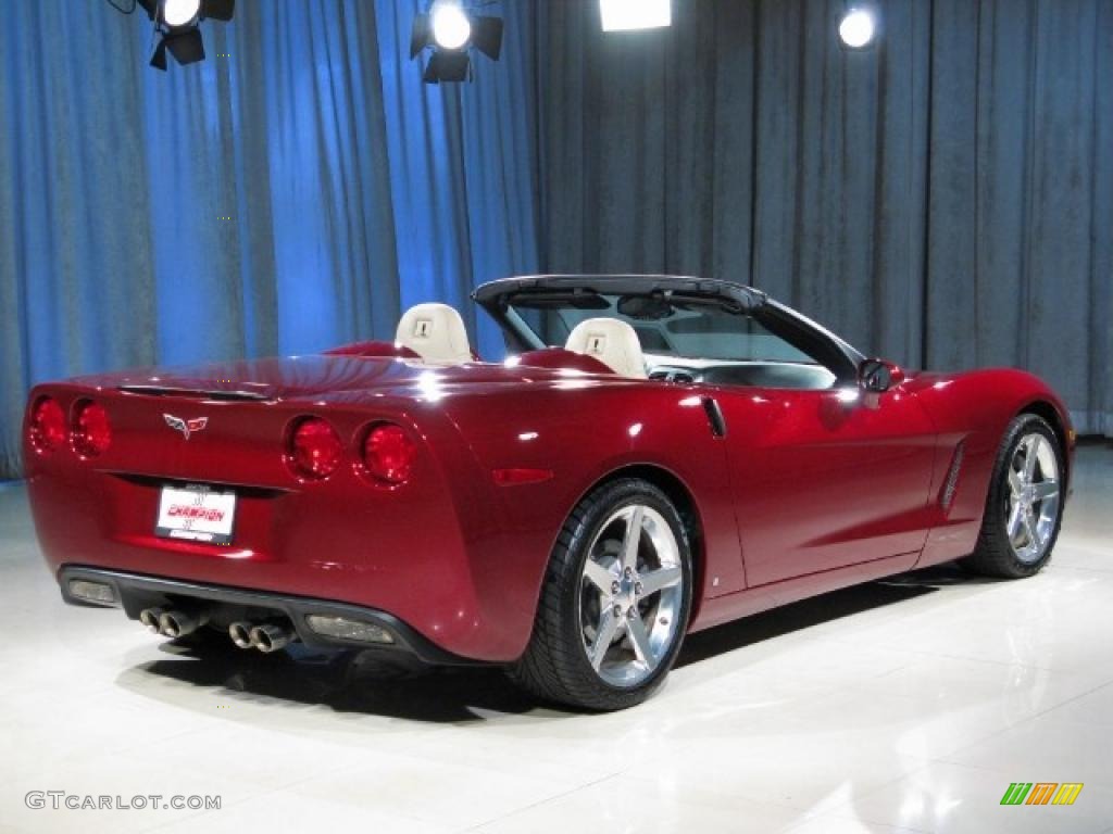 2006 Corvette Convertible - Monterey Red Metallic / Cashmere Beige photo #18