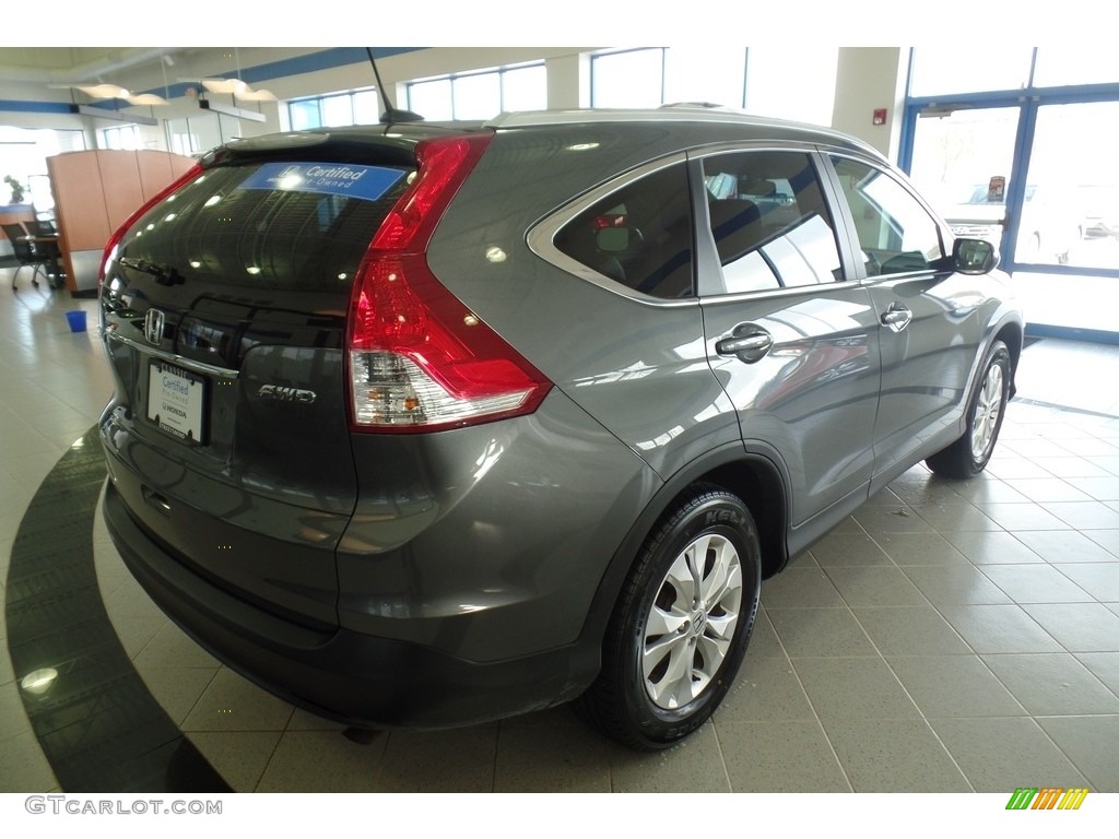 2014 CR-V EX-L AWD - Polished Metal Metallic / Gray photo #3