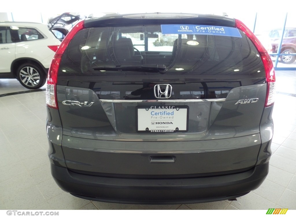 2014 CR-V EX-L AWD - Polished Metal Metallic / Gray photo #12