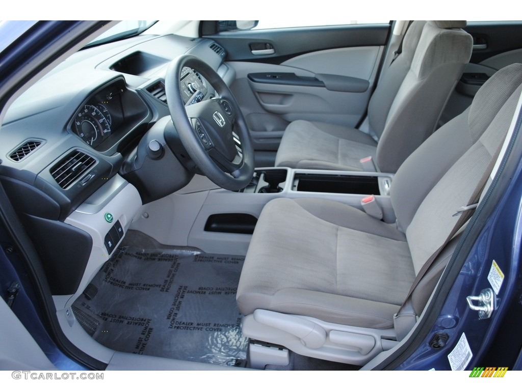 2014 CR-V LX AWD - Twilight Blue Metallic / Gray photo #11