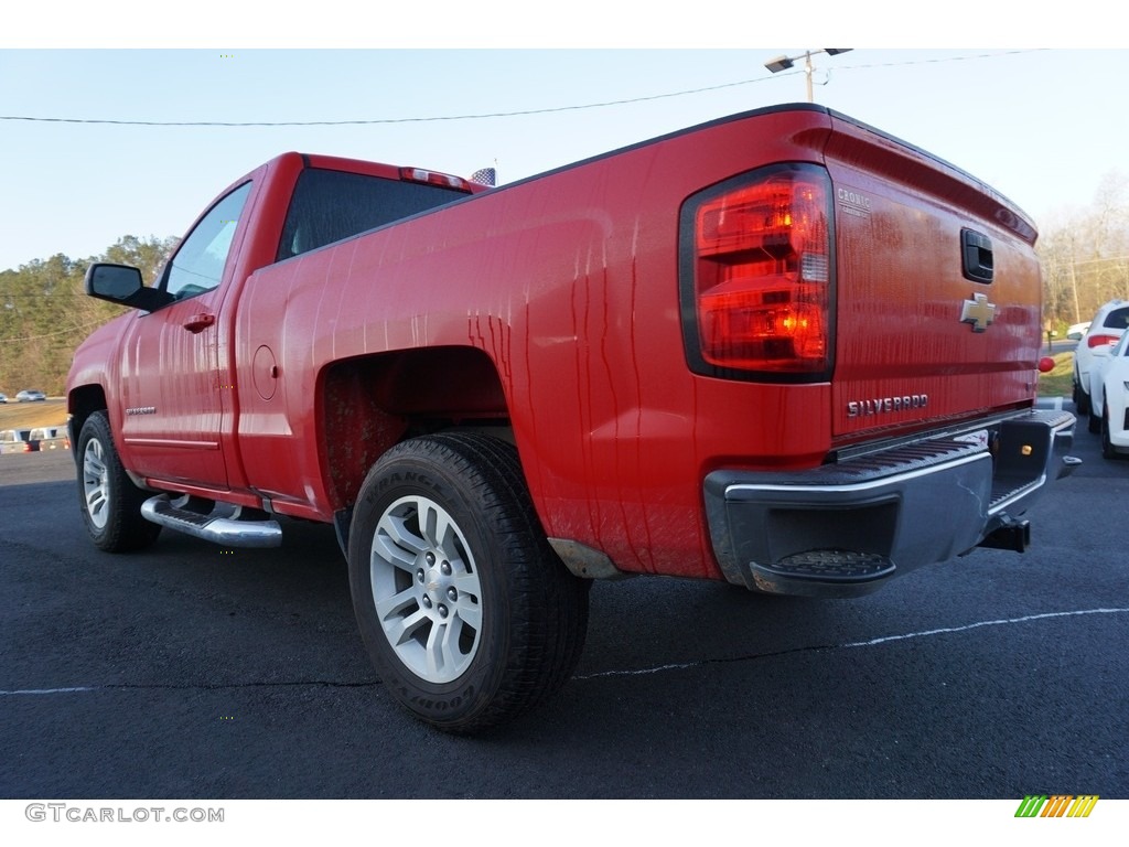 2017 Silverado 1500 LT Regular Cab - Red Hot / Jet Black photo #5