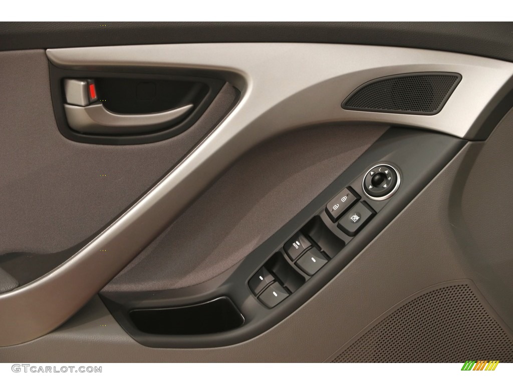2015 Elantra SE Sedan - Geranium Red / Gray photo #5
