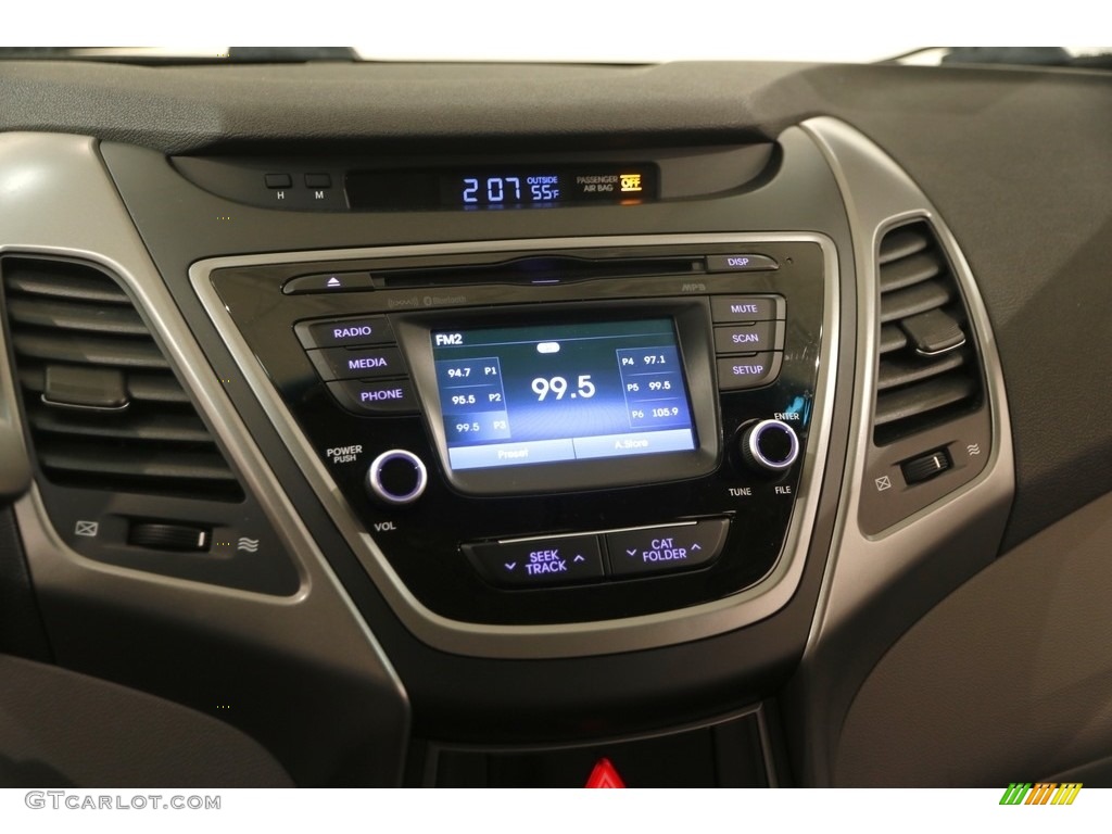 2015 Elantra SE Sedan - Geranium Red / Gray photo #9