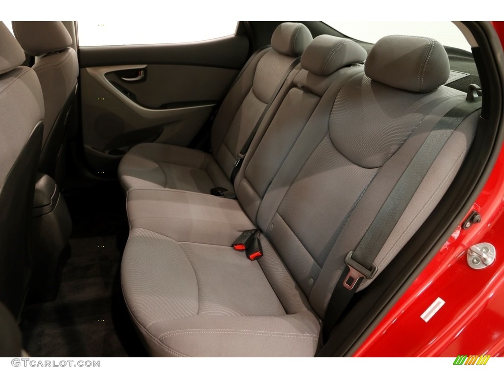 2015 Elantra SE Sedan - Geranium Red / Gray photo #15