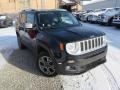 2017 Black Jeep Renegade Limited 4x4  photo #4