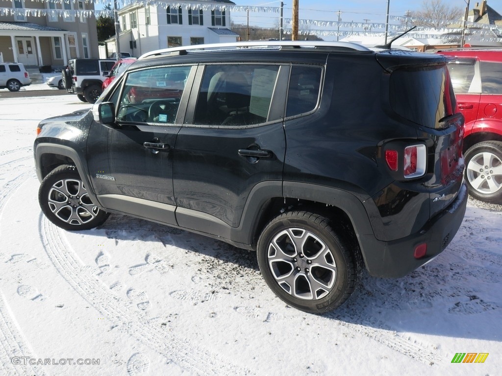 2017 Renegade Limited 4x4 - Black / Black photo #8