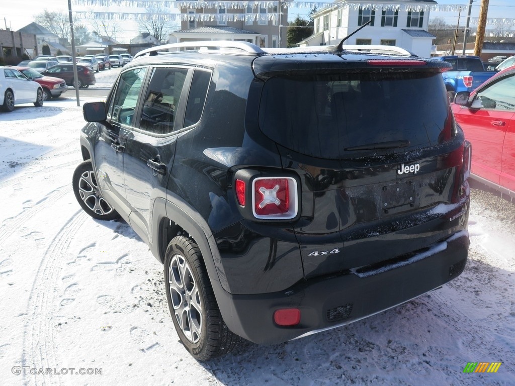 2017 Renegade Limited 4x4 - Black / Black photo #9