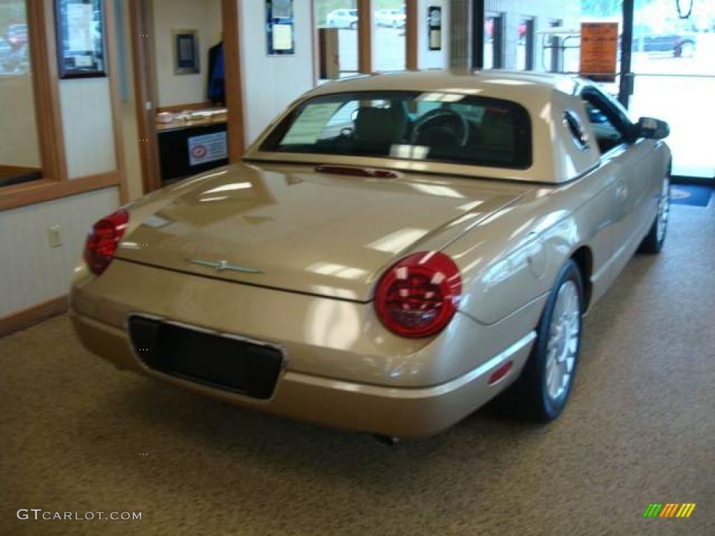 2005 Thunderbird Premium Roadster - Bronze Metallic / Black Ink/Light Sand photo #4