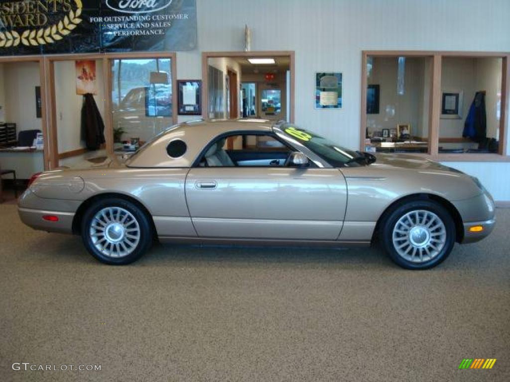 2005 Thunderbird Premium Roadster - Bronze Metallic / Black Ink/Light Sand photo #5
