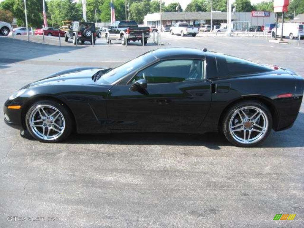 2005 Corvette Coupe - Black / Ebony photo #8