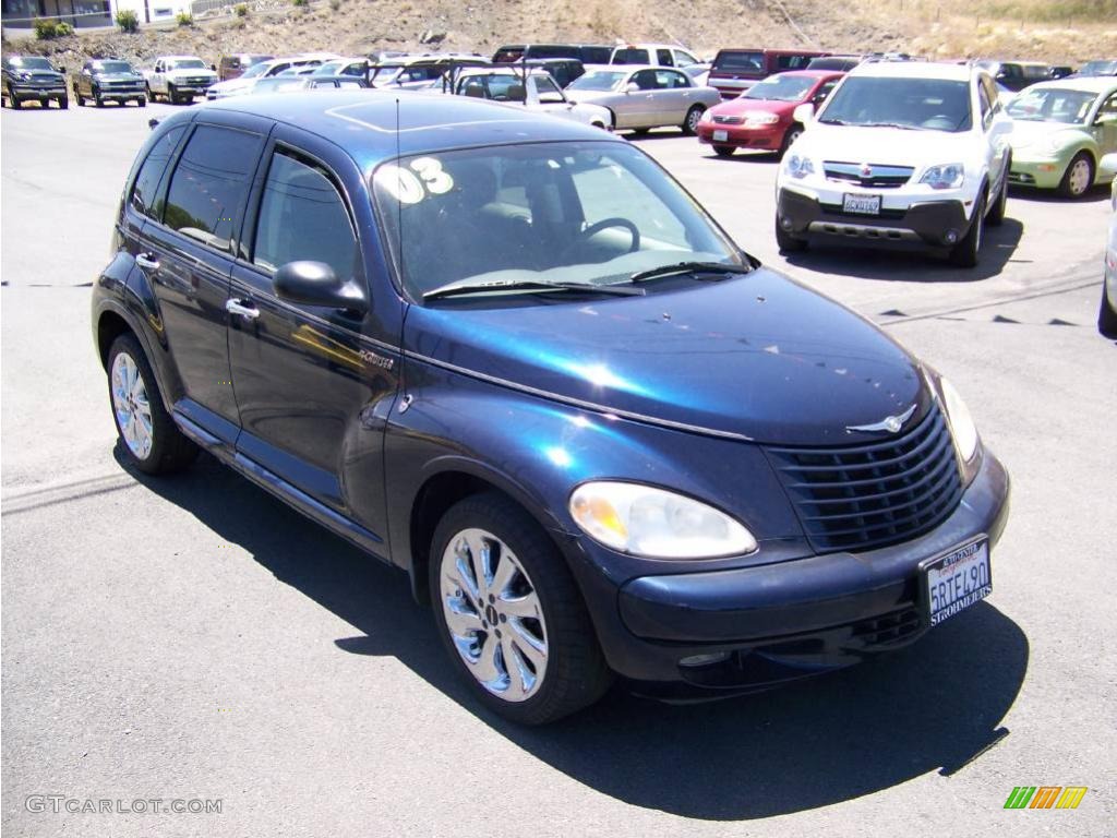 2003 PT Cruiser Touring - Patriot Blue Pearl / Taupe/Pearl Beige photo #7