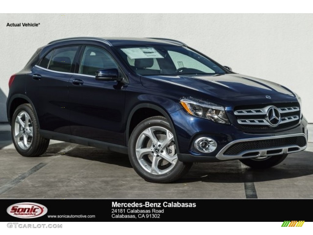 2018 GLA 250 - Lunar Blue Metallic / Crystal Grey photo #1