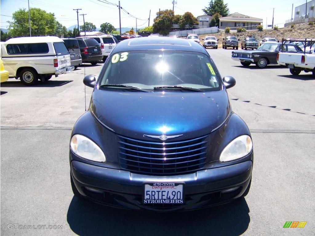 2003 PT Cruiser Touring - Patriot Blue Pearl / Taupe/Pearl Beige photo #8