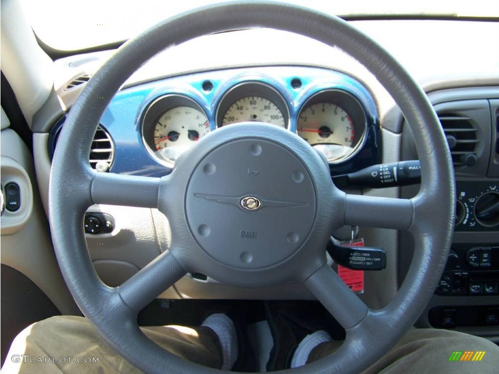 2003 PT Cruiser Touring - Patriot Blue Pearl / Taupe/Pearl Beige photo #11