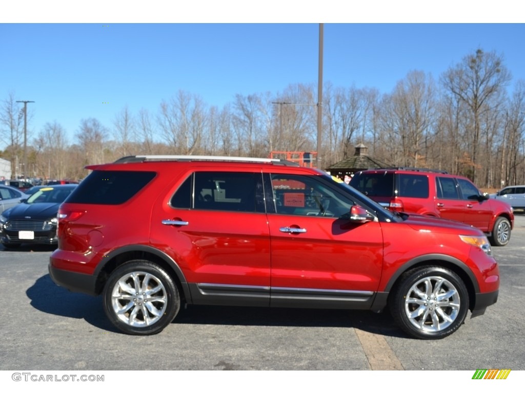 2014 Explorer Limited - Ruby Red / Charcoal Black photo #2