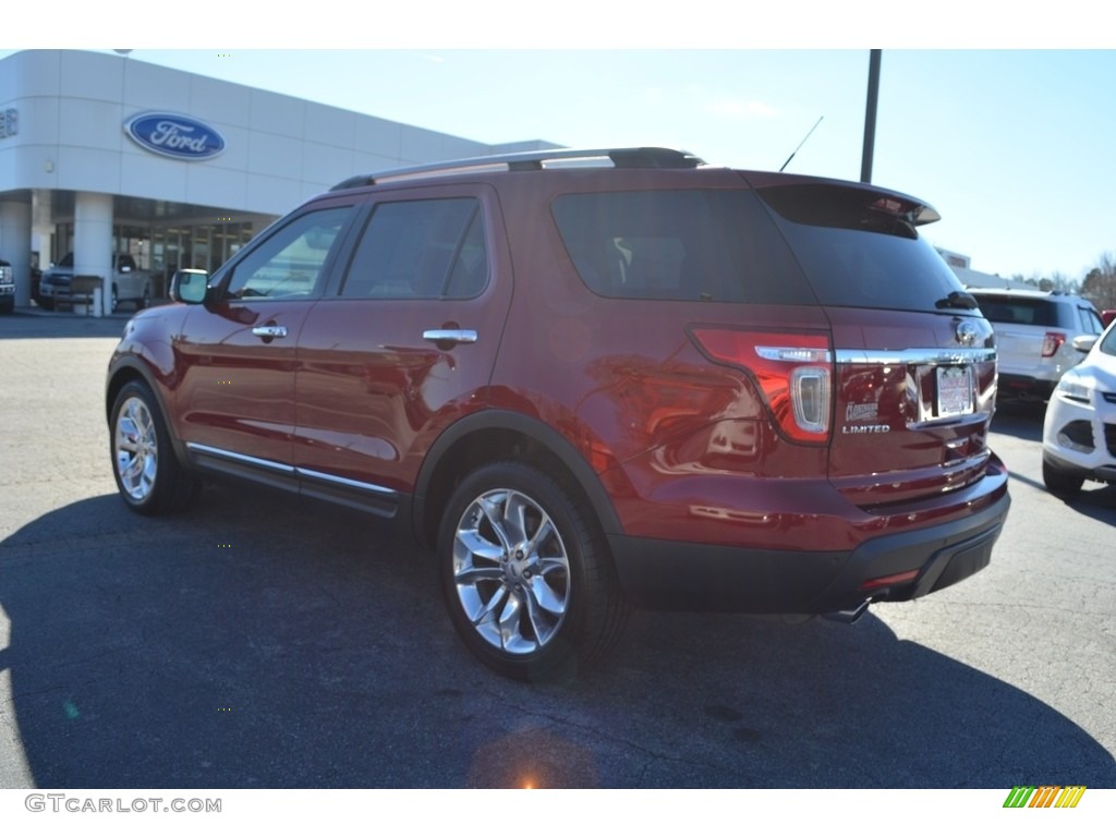 2014 Explorer Limited - Ruby Red / Charcoal Black photo #4