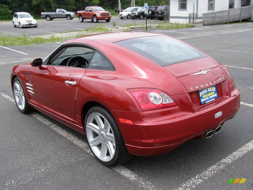 2004 Crossfire Limited Coupe - Blaze Red Crystal Pearl / Dark Slate Gray photo #4