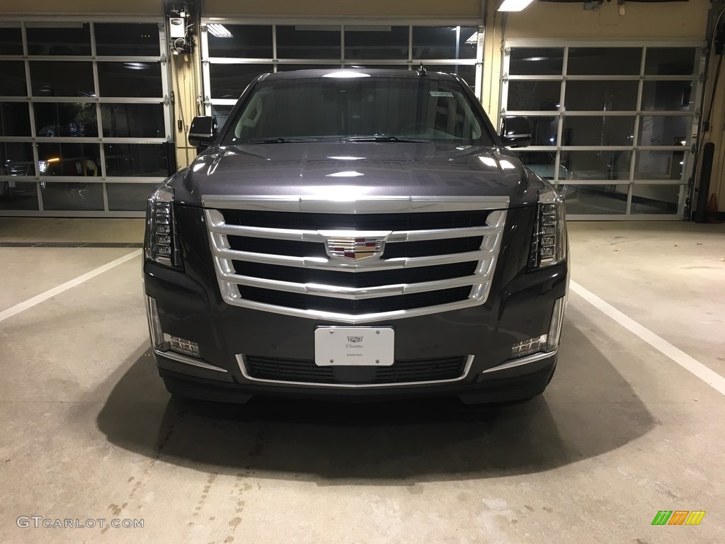 2018 Escalade Premium Luxury 4WD - Dark Granite Metallic / Kona Brown/Jet Black photo #2